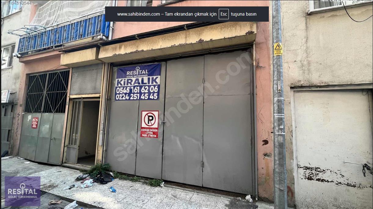 GAZCILAR MAHALLESİNDE KİRALIK DÜKKAN